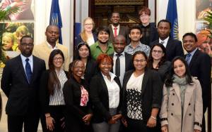 Cheering Young Experts from more than 13 Commonwealth Nations